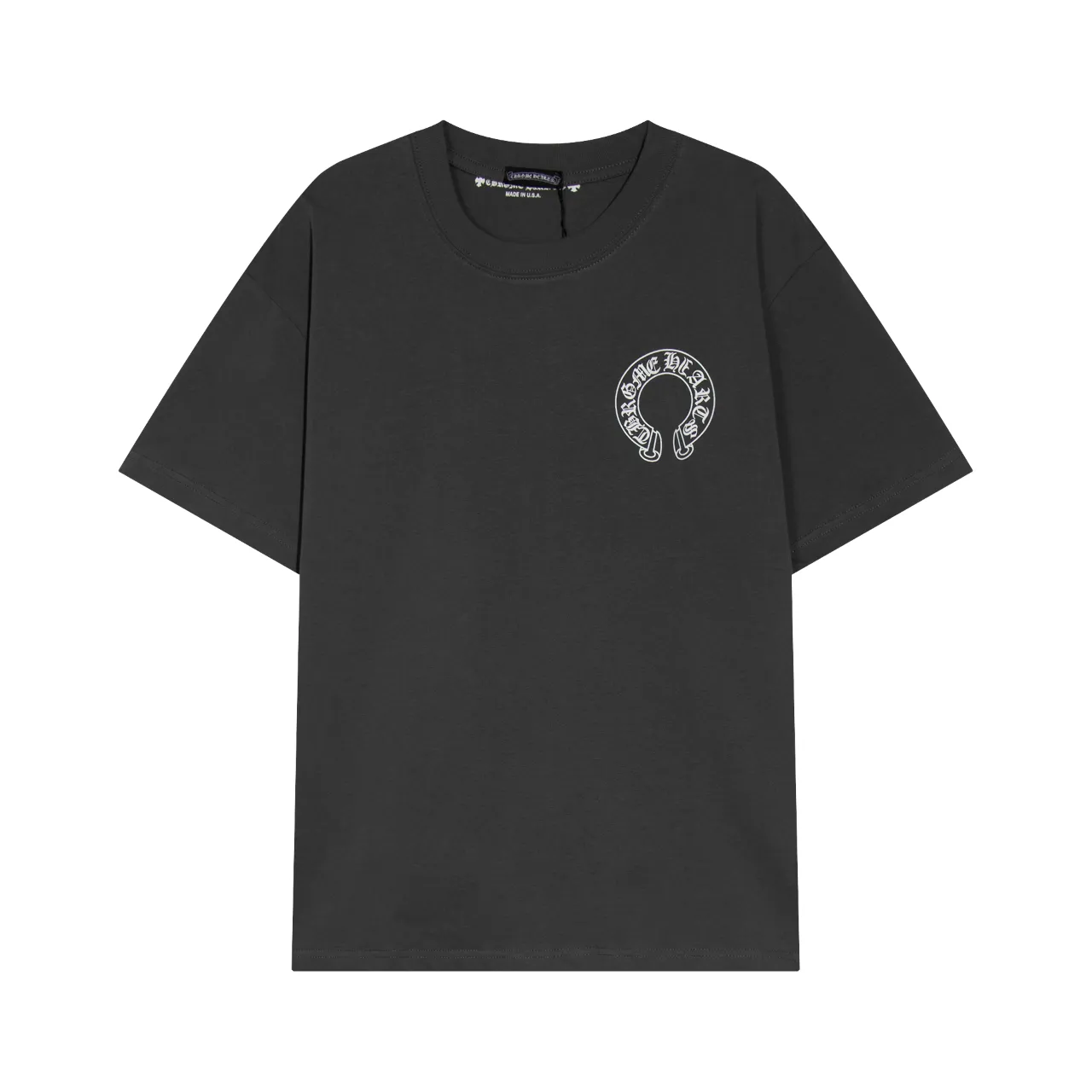 P150 Chrome Hearts Chrome Hearts English Logo Short Sleeve Size: SMLXL Color: Gray